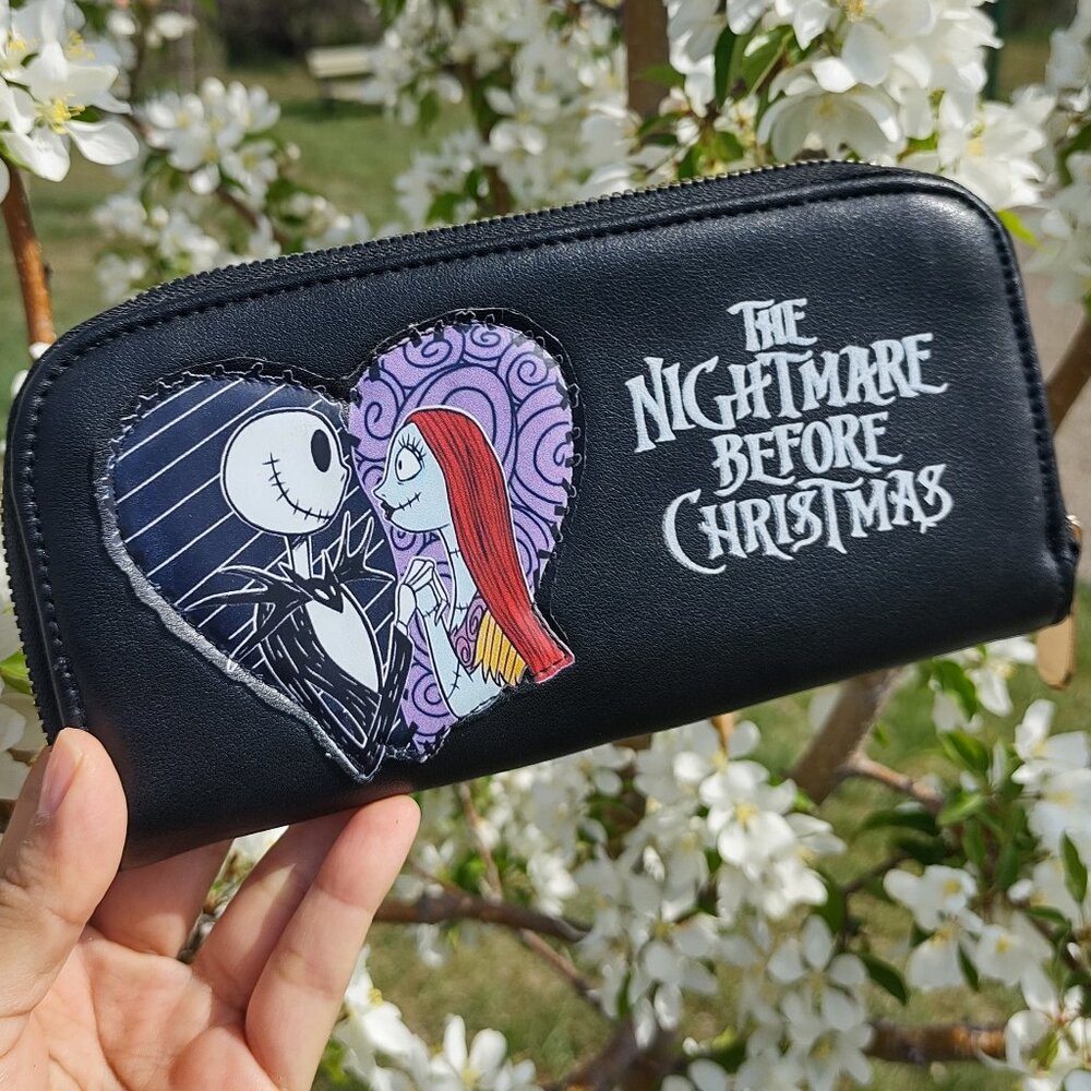 NEW handmade the nightmare before christmas sally and jack wallet